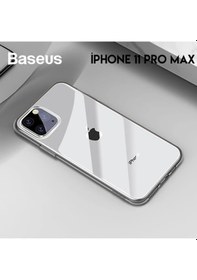Resim Baseus Simplicity Series Apple Uyumlu iPhone 11 Pro Max 6.5 Kılıf Şeffaf Gel Silikon Kılıf- 5775 