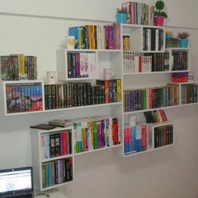 Resim Hommy Labirent Mdf Kitaplık Raf 