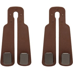 Resim Youmex Araç Başlığı Çantası Askısı - Çift Kancalı, Telefon Tutuculu, Dayanıklı Silikon 2'li Paket 