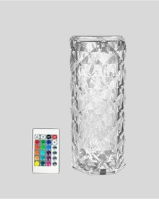 Resim Kanonik Education Kristal RGB LED’li Kumandalı Masa ve Gece Lambası - Renkli Işık Modlarıyla Şık Dekoratif Aydınlatma 