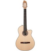 Resim Godin Arena Flame Maple CW EQ Elektro Klasik Gitar (Natural) 