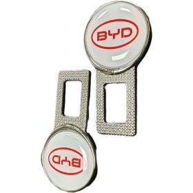 Resim Stilix Garage Byd Logolu Ses Susturucu Metal 2 Adet Kırmızı 