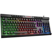 Resim Vobotek Teknoloji Rampage BYGAMEX-K2 Rainbow Aydınlatmalı Gaming Oyuncu Klavyesi 