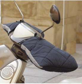 Resim Yaleker Kış İçin Isı Verici, Su Geçirmez, Rüzgar Engeli Motosiklet, Bisiklet, Elektrikli Araçlar İçin Orta Kalınlıklı Siyah Eldivenler 