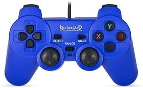 Resim Kontorland Kablolu PC Gamepad – D-Input & X-Input Destekli Çift Titreşimli USB Oyun Kolu 