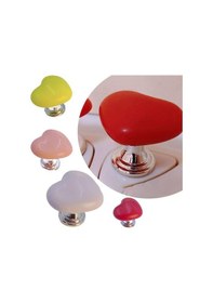 Resim River World Klozet Ve Tuvalet Fırçası Kalp Tasarımlı Sifon Tuşu Çok Renkli 