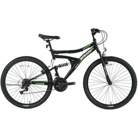 Resim Bisan Mts 4300 Ams.erkek Dağ Bisikleti 40cm V 24 Jant 21 Vites Mat Siyah Yeşil - 24 Siyah 