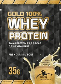 Resim Torq Nutrition Gold Whey Protein 35 Gr - Beyaz Çikolata 