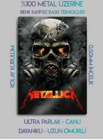 Resim Metallica - Dekoratif Metal Tablo 