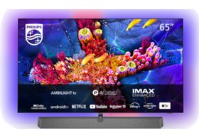 Resim 65OLED937 65" 165 Ekran Uydu Alıcılı 4K Ultra HD Android Smart OLED TV Philips