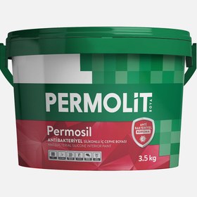 Resim Permolit 3,5 KG Permosil Antibakteriyel Silikonlu İç Cephe Boya Beyaz 