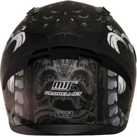 Resim Mts Pro Helmets M-801 Snake Full Face Motosiklet Kaskı Myth Grey 