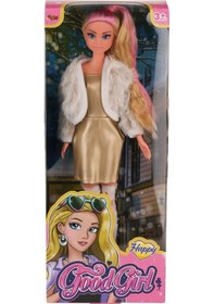 Resim Mey İthalat Wg-115521 Ceketli Çizmeli Renkli Saçlı Bebek 29 Cm -vardem Oyuncak 