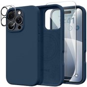 Resim Nihcase İphone Uyumlu 16 Pro Kılıf Kivi Magsafe Özellikli 3lü Kombin Kılıf 