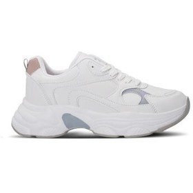 Resim Slazenger ZUSA Kadın Koşu & Yürüyüş Ayakkabı Beyaz / Pembe 