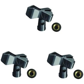 Resim Lastvoice Mt-20x 3'lü Geniş Mikrofon Tutacağı Mikrofon Kelepçesi 