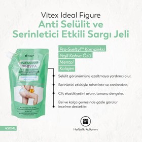 Resim Vitex Ideal Figure Anti Selülit ve Serinletici Etkili Sargı Jeli ( 450 ml ) 