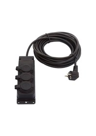 Resim Bylion 20 M 3x2.5 MM 3'lü Grup Priz Uzatma Kablo (Kauçuk Priz. Fiş) 