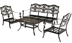 Resim Heritage Üçlü Oturma Grubu - Antik Bakır Siyah 