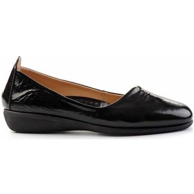 Resim Bambi Siyah Hakiki Deri Kadın Casual Ayakkabı K01456222308 Siyah 