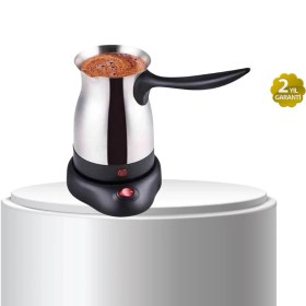 Resim Beruflic Paslanmaz Çelik Elektrikli Cezve 800W 6 Fincan Kapasiteli 