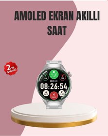 Resim Amoled Akıllı Saat Gelişmiş Sensörlü Kadın Sağlığı Ve Hatırlatma Özellikli 