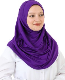 Resim Modish Group Hazır Giyim Türban Yumuşak Başörtü Şal - Mor 