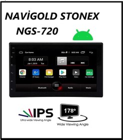 Resim Navigold 720 2 GB Ram 32 GB Hafıza Car Play Android Double + Ledli Kamera Stonex