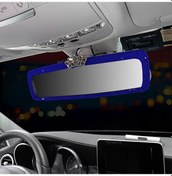 Resim Dashanshop Ultra İnce Kristal Kaplama Oto Makyaj Aynası Şık Güneşlik Tasarım Abs Plastik Blue 