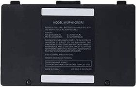 Resim OEM Black Gamepad Battery Cover Replacement Lid door Kit Compatible With Wii U GamePad 