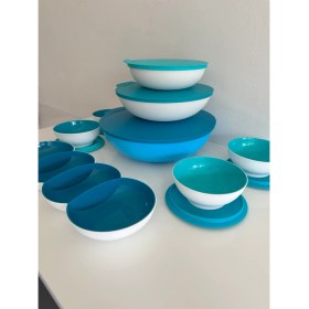 Resim Tupperware Berrak Set 3.5lt,1.5lt,740ml Kase 275ml 4adet 1adet cerezlik 