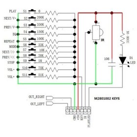 Resim Alkatronik-M2801002 Wav Mp3 Player Modülü 