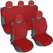 Resim Modern Garaj Universal Atlet Kılıf Oto Atlet Kılıf Oto Koltuk Kılıfı Ön Arka Set Kırmızı 