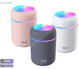 Resim H2o Hava Nemlendirici Humidifier 3 Farklı Renk Seçeneği 