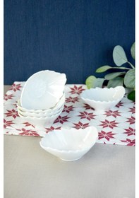 Resim 6'lı Porselen Büyük Çerezlik-p-or-101559 925 Çok Renkli 