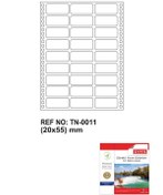 Resim Tanex Tn-0011 Sürekli Form Etiketi 20X55MM Tanex