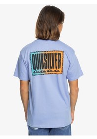 Resim Quiksilver Long Fade Ss Erkek T-shirt-28524-açık Mavi Açık Mavi 
