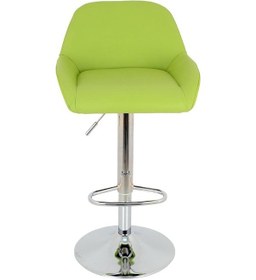 Resim Bürocci Texas Bar Taburesi - Yeşil Deri - 9506S0110 Çok Renkli 