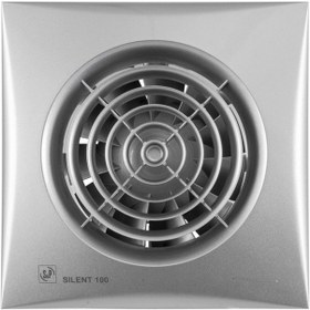 Resim Silent-100 Crz Silver Zaman Ayarlı Sessiz Banyo-Wc Fanı 