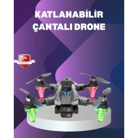 Resim Teknodayım Katlanabilir Drone 1080P Kamera Full Hd Çekim Hafif ve Taşınabilir 