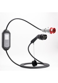 Resim Yasomi 11 Kw Trifaze Taşınabilir Elektrikli Araç Şarj Cihazı 48 Ay Garanti 11 Kw 