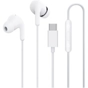 Resim Xiaomi Kablolu Type-C Silikon Kulakiçi Kulaklık Beyaz (Xiaomi Türkiye Garantili) 