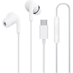 Resim Xiaomi Kablolu Type-C Silikon Kulakiçi Kulaklık Beyaz (Xiaomi Türkiye Garantili) 