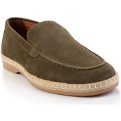 Resim Haki Hakiki Deri Erkek Espadril E01079709502 Haki 