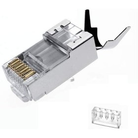 Resim Cat6A/Cat7 Sftp Rj45 Konnektör 10'Lu Paket 