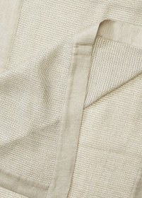 Resim Gri Parlak File Keten Runner 