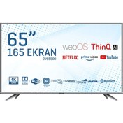 Resim ONVO Ov65500 65 Inç 165 Ekran Uydu Alıcılı Smart 4k Ultra Hd Led Tv 