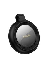 Resim Hoco. E100 Graceful Intelligent Find My Özellikli Anti-lost Apple Uyumlu AirTag Takip Cihazı - Siyah Beyaz - Siyah 