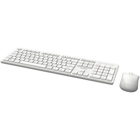 Resim IZOLY KM6225 Q Kablosuz Beyaz Klavye Mouse Set 