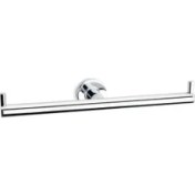 Resim Hoop Ikili Tuvalet Kağıtlığı Krom Renk 45X72X266 Mm 